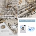 thumbnail image 4 of Vintage Owl Blackout Curtains for Bedroom/Living Room, Thermal Insulated Kitchen Curtains, Farmhouse Sping Floral Botanical Postmark Grommet Darkening Window Treatment Drapes 42"x84"x2, 4 of 8
