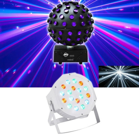 American DJ ADJ Starburst LED  Sphere Shooting Beam Lighting Effect Wash Light