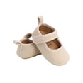 thumbnail image 4 of xiaxaixu Baby Shoes Solid Color Ribbed Walking Shoes Soft Sole Footwear, 4 of 9