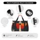 thumbnail image 4 of Disketp Retro Space Rocket Launch Bolsa de Viaje Tipo Duffle, Bolso de Mano para Fin de Semana para Mujer, Bolsa de Gimnasio Ligera para Hombre, Esencial para Viajes, 4 of 7