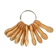 thumbnail image 4 of GUOOL 10 Pieces Wood Bobbins Crafts Winding Board for Knitting Sewing Cross Stitch A, 4 of 9