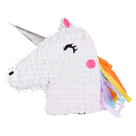 1Pc Unicorn Design Pinata Funny Children's Pinata Filler Creative Pinata (White)