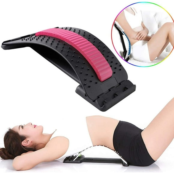 Back Stretcher Back Stretcher Traction Massager with Acupuncture Posture Correction For Lumbar Suppo