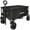 Black, variant on UPGO 200L Collapsible Foldable Wagon with 350lbs Weight Capacity, Heavy Duty Folding Utility Garden Cart with Big All-Terrain Beach Wheels & Drink Holders