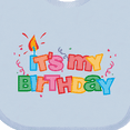 thumbnail image 4 of Inktastic It's My Birthday Letters Boys or Girls Baby Bib, 4 of 4