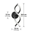 thumbnail image 4 of Artika Modern LED Wall Sconce Matte Black 800 Lumens Dimmable 3 Color Settings, 4 of 10