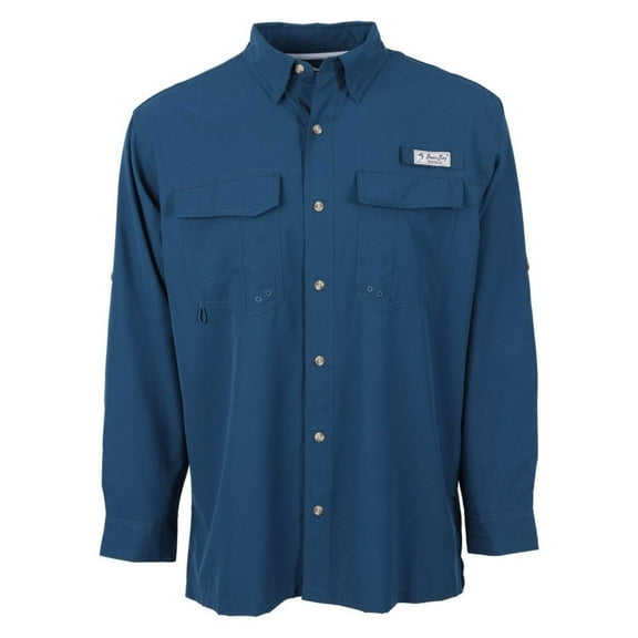 Bimini Bay Outfitters Flats V Men's Long Sleeve Shirt Featuring BloodGuard Plus