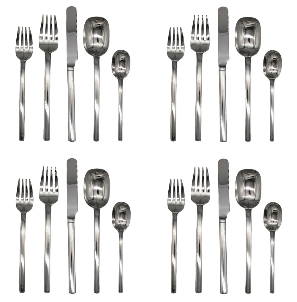 Mikasa Zena 18/8 Stainless Steel 20pc. Flatware Set (Service for Four)