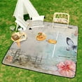 thumbnail image 6 of Bohemian Color Waterproof Picnic Blanket with Foldable Zipper, Suitable for Outdoor Use, Suitable for Travel, Camping, Beaches, Parks, Grasslands, Picnic Blanket Accessories, 6 of 7