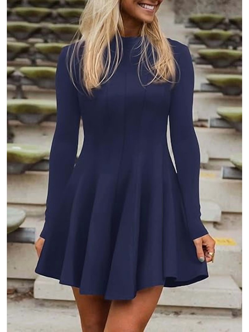 green emerald velvet dress PRETTYGARDEN Midi Dresses for Women Fall Fashion Long Sleeve Ruched Bo