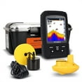 thumbnail image 2 of Waterproof Fish Finder Monitor 2-in-1 Wireless Sonar Wired Transducer Echo Sounder ,Easy to Use, 2 of 8