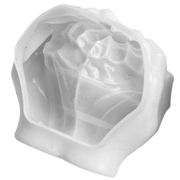 DECOMELODY Silicone Hand Mold for Resin Casting and Soap Making Handicraft Enthusiasts 6.17X5.89X2.75In 1Pack