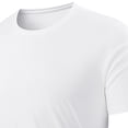 thumbnail image 4 of Men's Big & Tall Ice Silk Short Sleeve T-Shirts Quick Dry Athletic Tee Crew Neck, Basic Moisture Wicking Workout Performance Tops Summer Cooling Breathable Shirt, 4 of 5