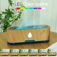 thumbnail image 3 of Flame Aromatherapy Machine, 7 Colorful Lights, Ultrasonic Diffuser Technology, Multifunctional Use, Decorative Water Drop Hollow & Simulation Flame Design, Super Quiet, 3 of 7