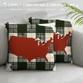 thumbnail image 3 of PHYHOO Home Quote Creative Pattern Design Pillow Covers Black Red Buffalo Checkers Background Super Soft Decorative Cushion Cover Pillowcase White, 3 of 5