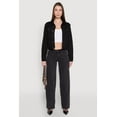 thumbnail image 2 of Womens Madden Girl Decorative Stitch Pintuck Wide Leg Jeans, 2 of 4