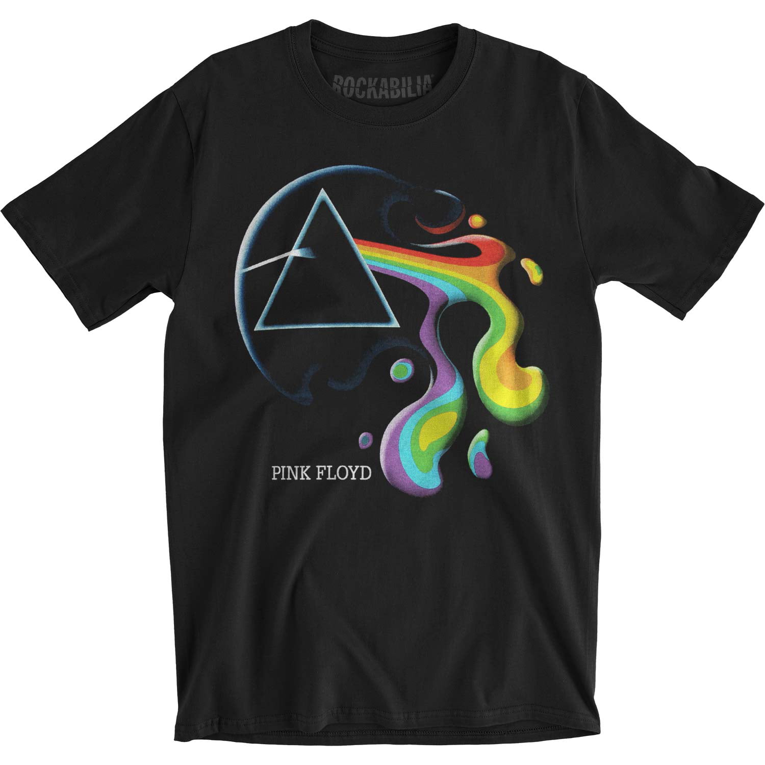 Pink Floyd - Pink Floyd Men's Melting Prism Slim Fit T-shirt Medium