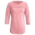 thumbnail image 4 of HUANBAI Trendy Plus Size Tops For Everyday Wear Loose Fit Comfortable Casual Design Perfect For Denim Jeans In Spring Summer And Fall, 4 of 4