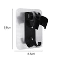 thumbnail image 2 of Soporte de ducha de mano ajustable de acero inoxidable, soporte de pared, montado, 2 of 5