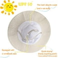 thumbnail image 3 of Holzlrgus Baby Sun Hat for Boy Girl Toddler Beach Bucket Hat Kids Summer Sun Protection Hats Infant Sun Hat, 3 of 6