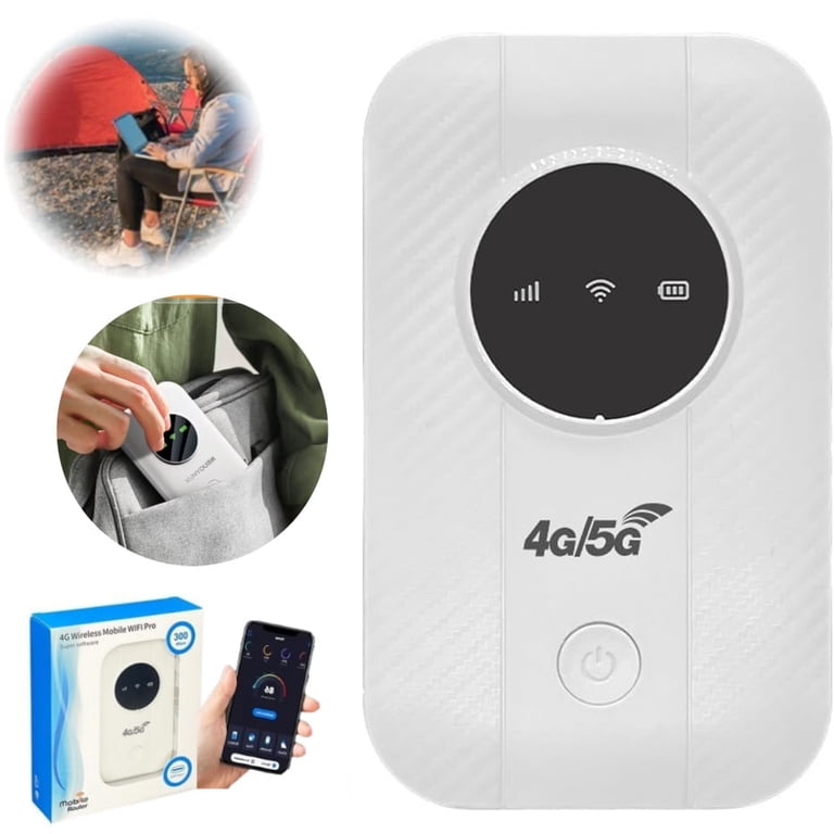 Free Wifi Anywhere, 2PCs Pocket Wifi, Portable Wifi Router, Ultra