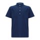 thumbnail image 1 of Camisas Para Hombre Casual Camisa de algodón y lino para hombre, camiseta ligera de manga corta con botones, camiseta informal de moda con cuello liso para la playa (Blue, XXL), 1 of 7