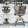 thumbnail image 5 of Sophia & William Hunting Chair 360° Silent Swivel Hunting Blind Chair Stability & Comfort with Pedals & Armrest, Camouflage, 5 of 10