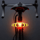 thumbnail image 1 of Luz trasera para bicicleta, intermitentes LED con control remoto inalámbrico, recargable, modos multifuncionales, luz de advertencia impermeable para ciclismo., 1 of 5
