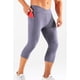 thumbnail image 3 of Ceisia Men's High-Waisted Yoga Leggings, Solid Color Elastic for Fitness Running & Gift Cycling Activities, 3 of 4