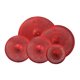 thumbnail image 4 of Paquete de 5 platillos de bajo volumen, platillos silenciosos para práctica, de aleación resistente, 14" Hi Hat 16" Rojo, 4 of 9