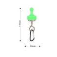 thumbnail image 2 of Dopebox Clearance Outdoor Lightweight Magnetic Hook Suction Cup Hook Magnet Hook Clip, Magnet Hooks, Strong Magnetic Hooks for Hanging, Home, Kitchen, Outdoor, Camping and Garden (Green), 2 of 10