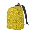 thumbnail image 2 of Balery Ducky Cartoon Animal Yellow Vintage Canvas Backpack for Men and Women - Large Capacity, Durable Travel Laptop Bag for School, Work, Hiking, and Outdoor Activities, 2 of 7