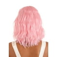 thumbnail image 4 of Women's Light Pink Wavy Wig, 4 of 4