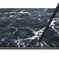 thumbnail image 2 of Marble Black 5 ft. x 7 ft. Machine Washable Abstract Indoor Area Rug, 2 of 5