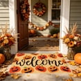 thumbnail image 4 of Halloween Pumpkin Welcome Door Mat, Funny Durable Non Slip Decorative Rugs for Bathroom Bedroom Kitchen Front Door, 4 of 6