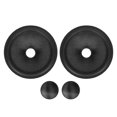 thumbnail image 1 of 2Pcs Paper Speaker Cone Subwoofer Cones Drum Paper 1.4 Inch Inner Diameter with Rubber Surround for 8 Inch Speaker, 1 of 5