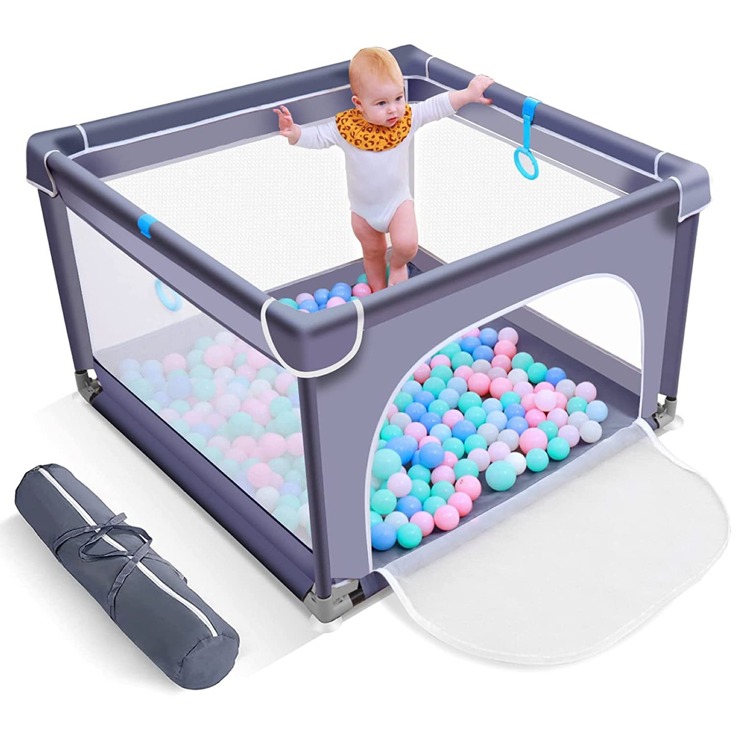 WAYPLUS Baby Playpen, Kids Safety Activity Play Yard Collapsible