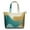 Teal And Gold, variant on Pink Marble Pattern Travel Tote Bags for Women Carry On,Large Weekender Bags for Women Travel,Multi Functional Duffle Bag for Work,Shopping,Sports