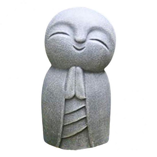 Estatua de ,Estatua de monjes sonriendo y rezando,Estatuilla decorativa conmemorativa para niños y bebés,Mini estatua de Buda japonés de los s,Decoración para el jardín