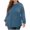 Navy, variant on Womens Long Sleeve Round Neck Shirts Basic Tee Fall Tops Outfits Clothes Plus Size Army Green XXXL