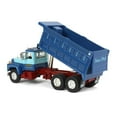 thumbnail image 4 of Mack R Model Tandem Axle Dump Truck "Sid Kamp" Dark Blue and Light Blue 1/64 Diecast Model by DCP/First Gear, 4 of 5