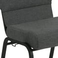 thumbnail image 6 of Advantage 20.5 in. Black Marble Molded Foam Church Chair, 6 of 7