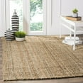 thumbnail image 1 of Safavieh Natural Fiber Collection NF447A Handmade Chunky Textured Premium Jute 0.75-inch Thick Area Rug, 4 x 6, Natural, 1 of 5