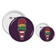 thumbnail image 1 of Tres capas de sabor dulce helado Insignia insignia botón diseño conjunto, 1 of 3