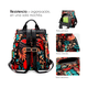 thumbnail image 5 of Mochila Escolar Moderna Bolsa Floreada Malubero  Multicolor, 5 of 5