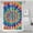Rainbow Tie Dye, variant on Purple Blue Tie Dye Pattern Shower Curtain 36"x72" ,Bathroom Decorative Shower Curtains Set with 12 Hooks,Modern Waterproof Washable Shower Curtain