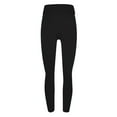 thumbnail image 5 of CQONEPT Womens Yoga Pants Side Striped High Waist Lounge Leggings Loungewear Tummy Control Skinny Sports Running Pant Black 2XL, 5 of 5
