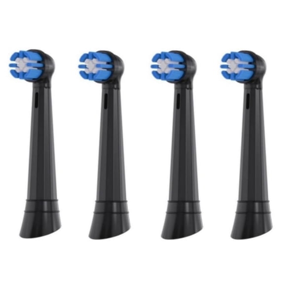 Brush Heads Toothbrush Replacement Heads for Oral-B iO Series Electric Toothbrush, for Oral B iO 10 9 8 7 6 5 4 3 Series, Soft Bristles, Black 4PC