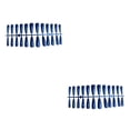 thumbnail image 1 of Uñas artificiales Seitruly 24 piezas Extra Long Press on Full Wrap Gradient black05 CBP456248, 1 of 5