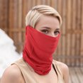 thumbnail image 5 of Ofertas Únicas 1 Pc Gaiter de Cuello de Seda Fría Bufanda Máscara Bandana Roja, 5 of 5